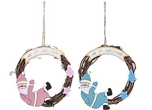 Mini Wreath Christmas Tree Decoration P79756