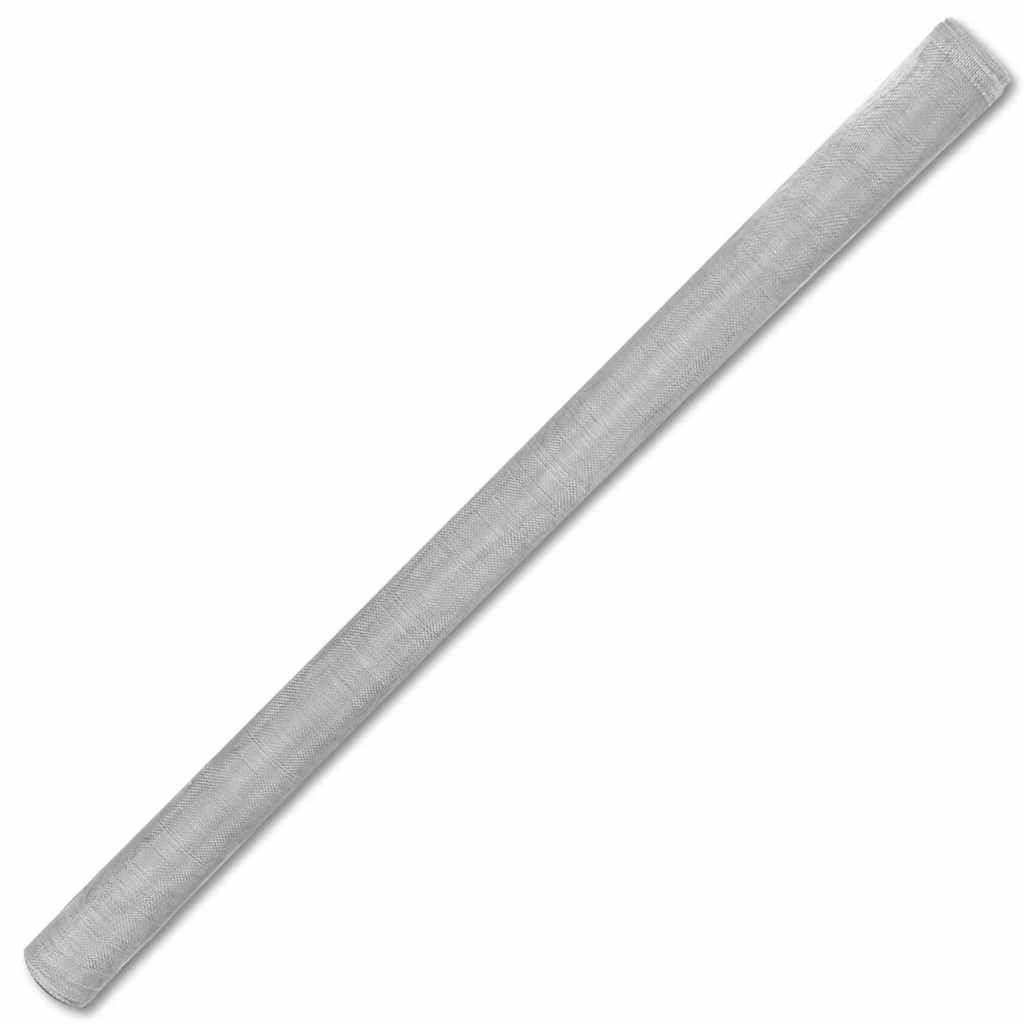 Aluminum Mesh Screen 39.4x196.9 Inch Silver G72718