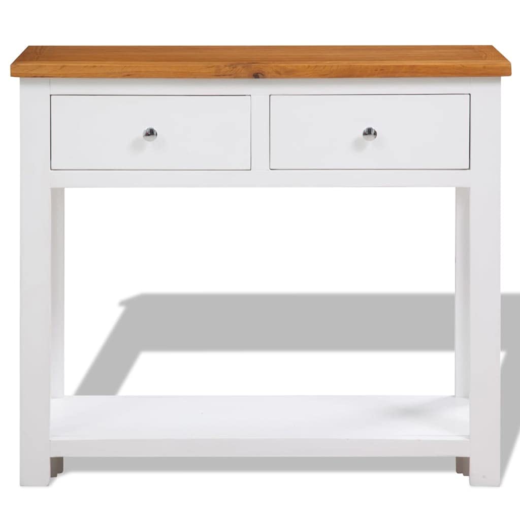 Solid Oak Wood Console Table B20451