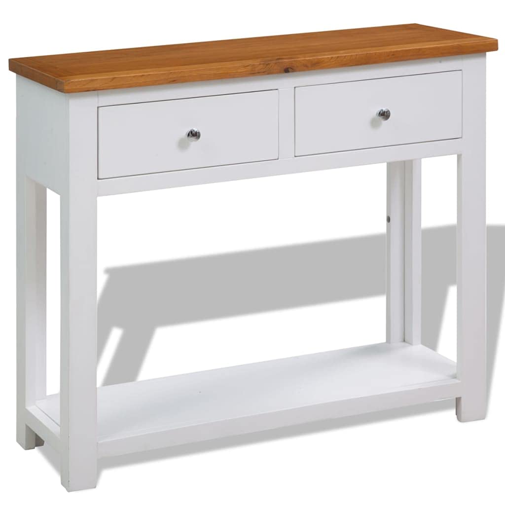 Solid Oak Wood Console Table B20451