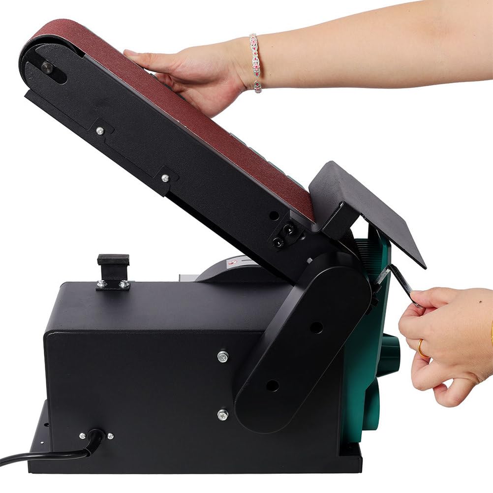4x36 in Belt & 6 in Disc Sander with Cast Iron Base T3974