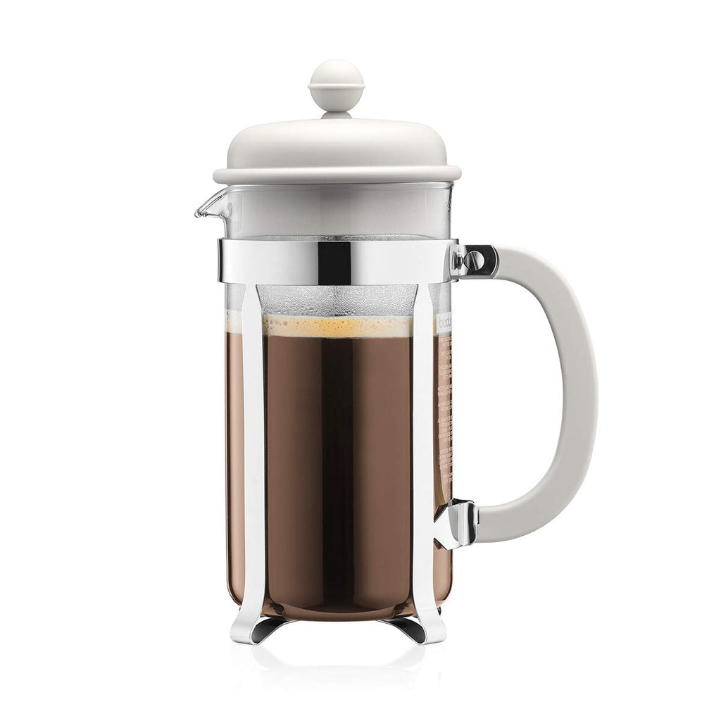 White 8 Cup Glass Coffee Maker U68668