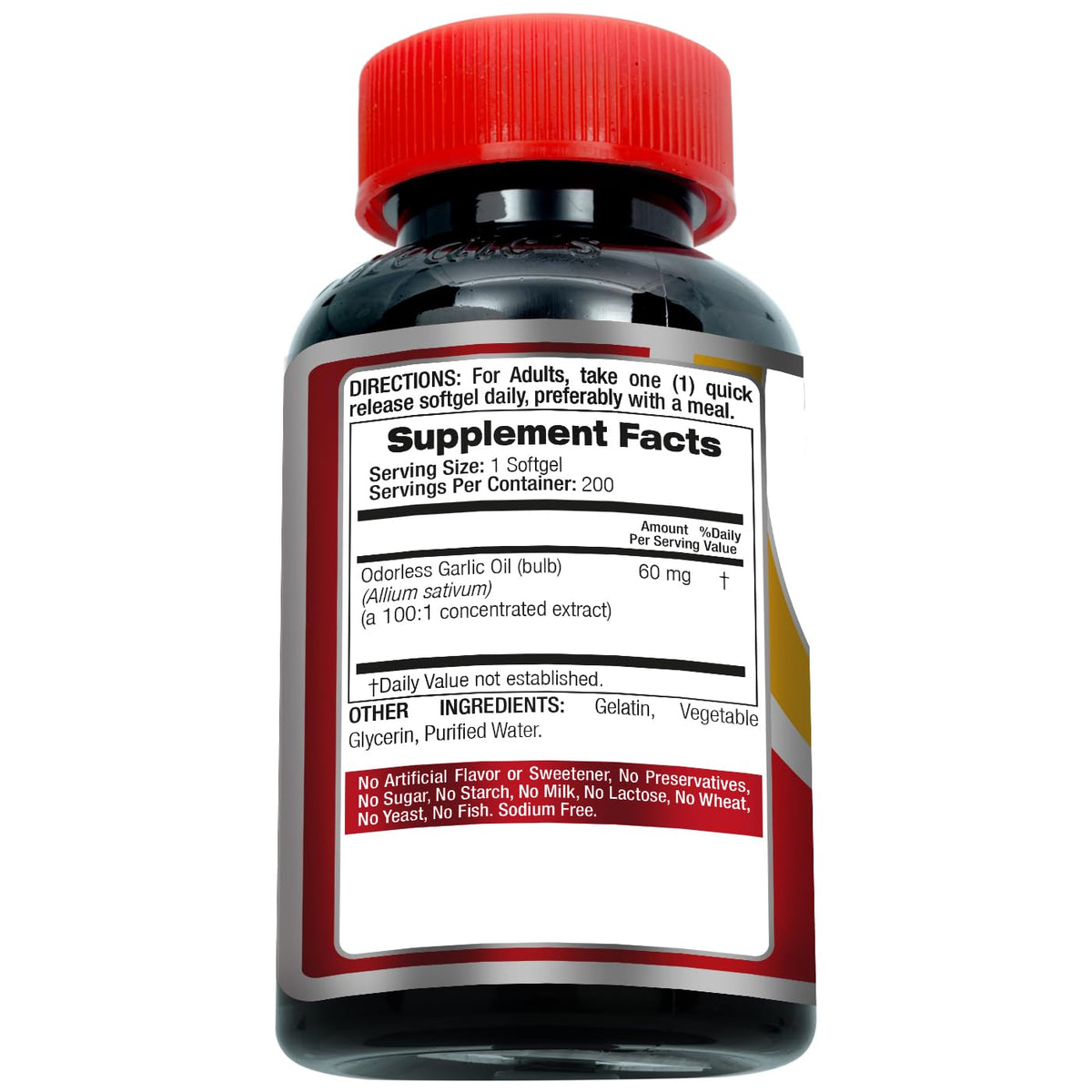 Garlic Supplements 200 Softgels B627143