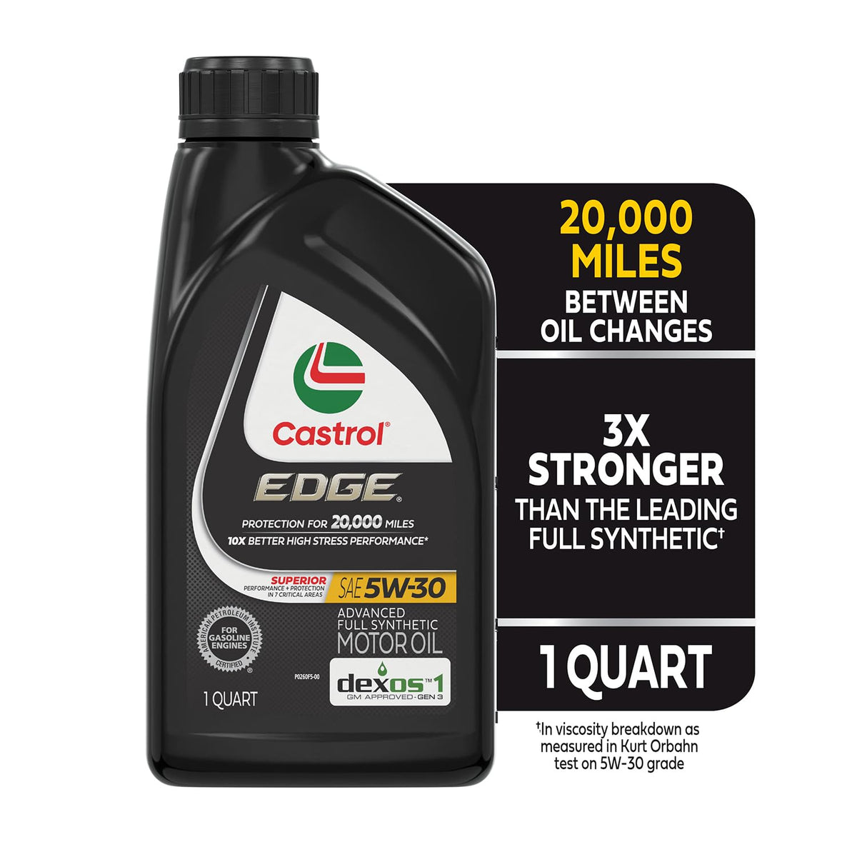 10W-40 Full Synthetic Motor Oil, 1 Quart, Pack of 6 U3944