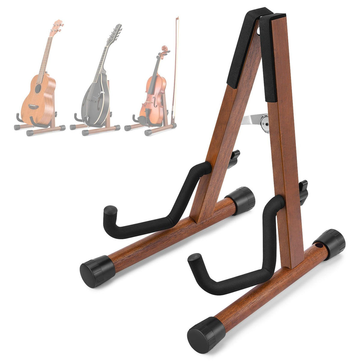 Wood Ukulele Stand Folding Floor Stand N2694