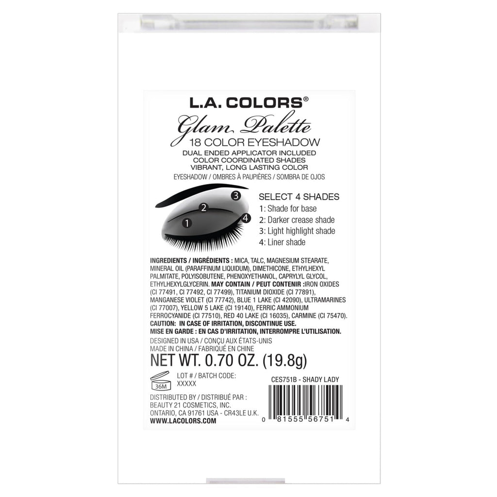 18 Color Eyeshadow Palette Z456