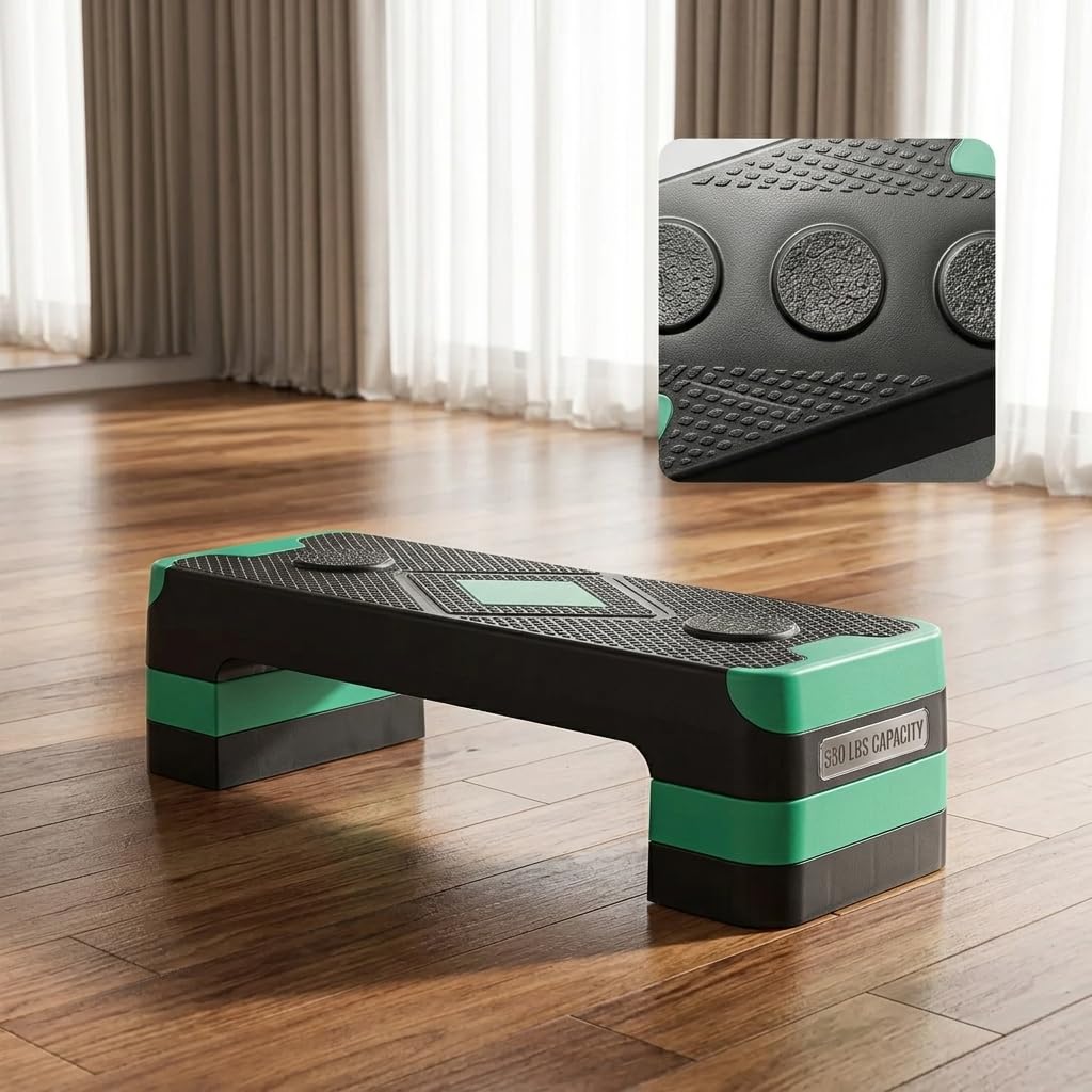 Adjustable Non-Slip Aerobic Step Platform W4872