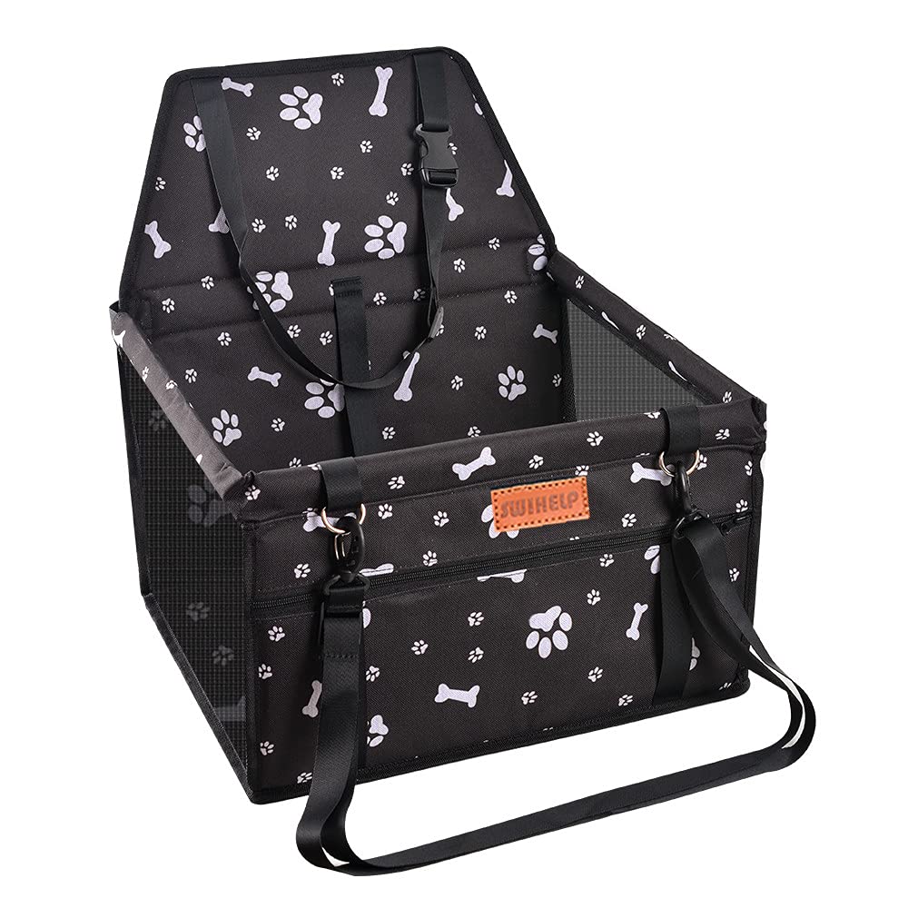 Portable Pet Booster Car Seat with Safety Leash D836746