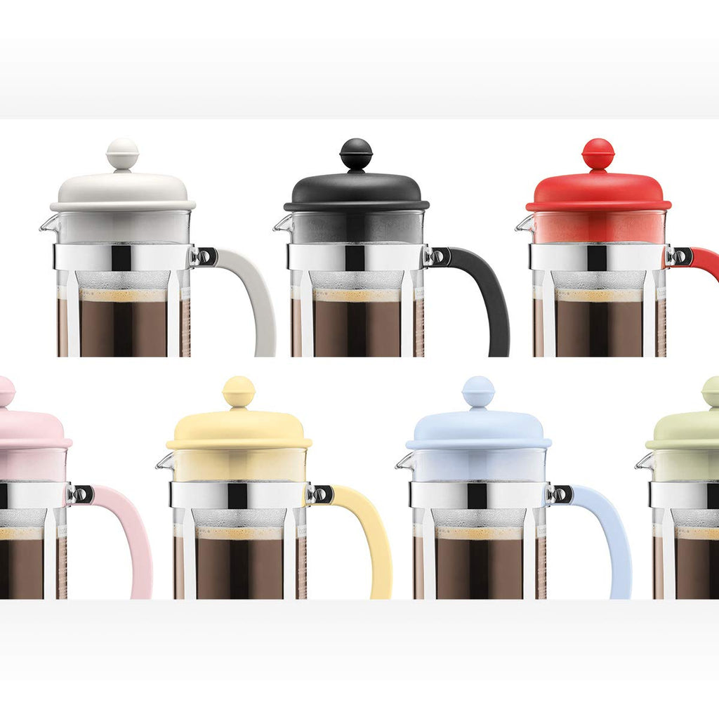 White 8 Cup Glass Coffee Maker U68668