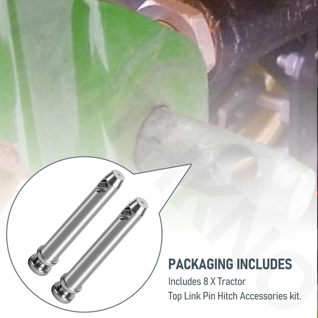 8 Pcs 3/4 in. Hitch Pin Accessories for Category 1 Tractors H486