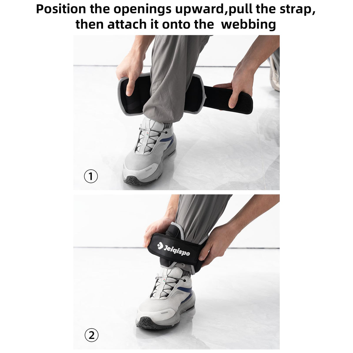 Adjustable Ankle Weights 1 Pair Removable Weight O1141