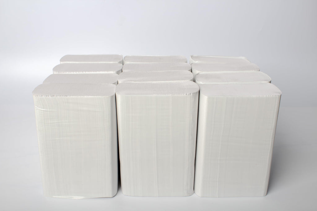 Multifold Paper Towels, Kraft, 334 Sheets X 12 Packs, Recycled Fibers T230354