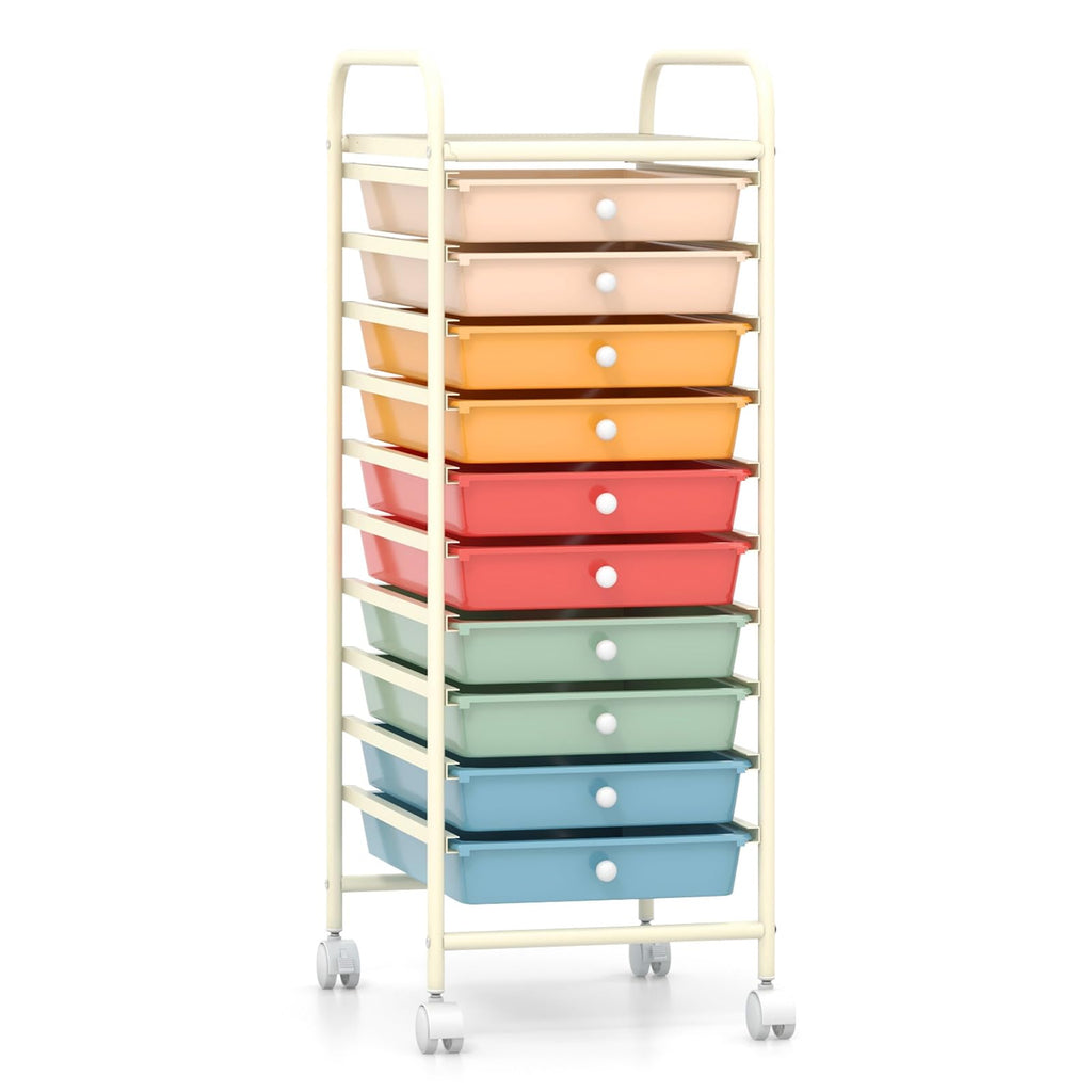 10 Drawer Rolling Storage Cart G148669