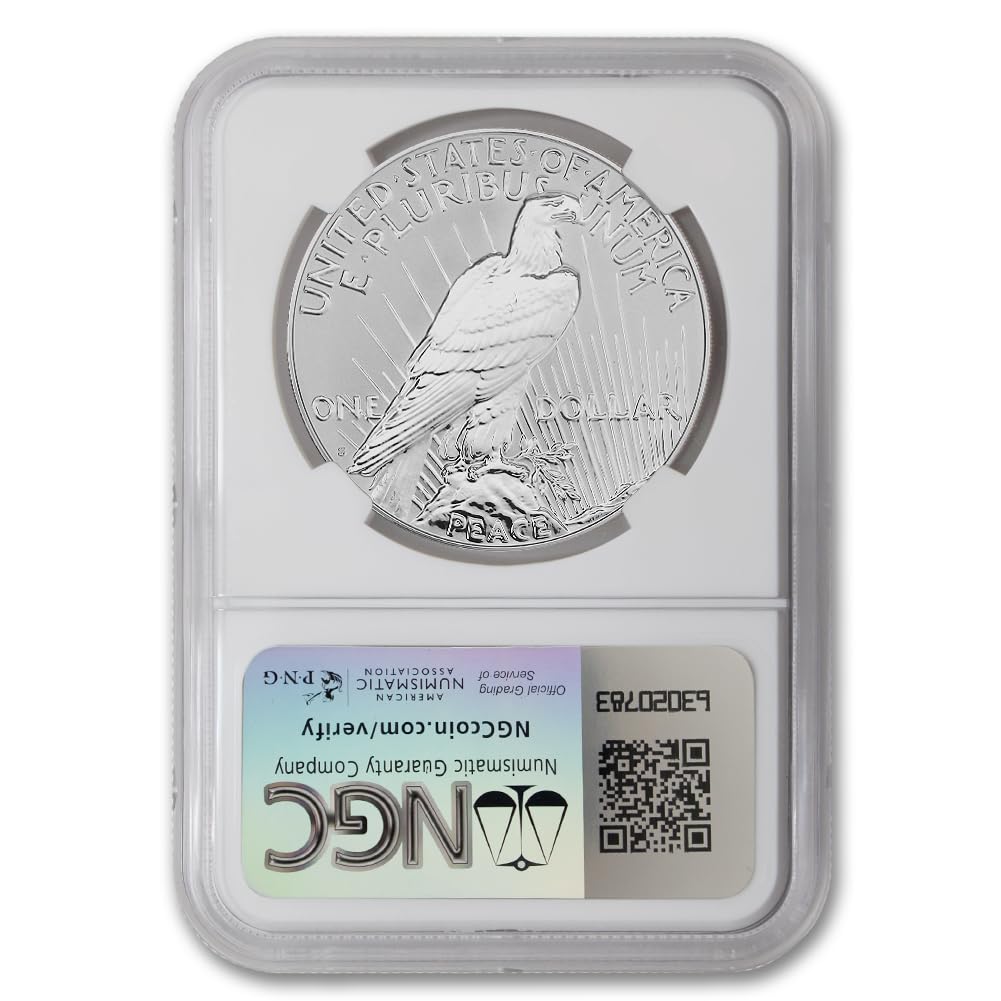 Set of 2 American Silver Morgan and Peace Dollar U71635