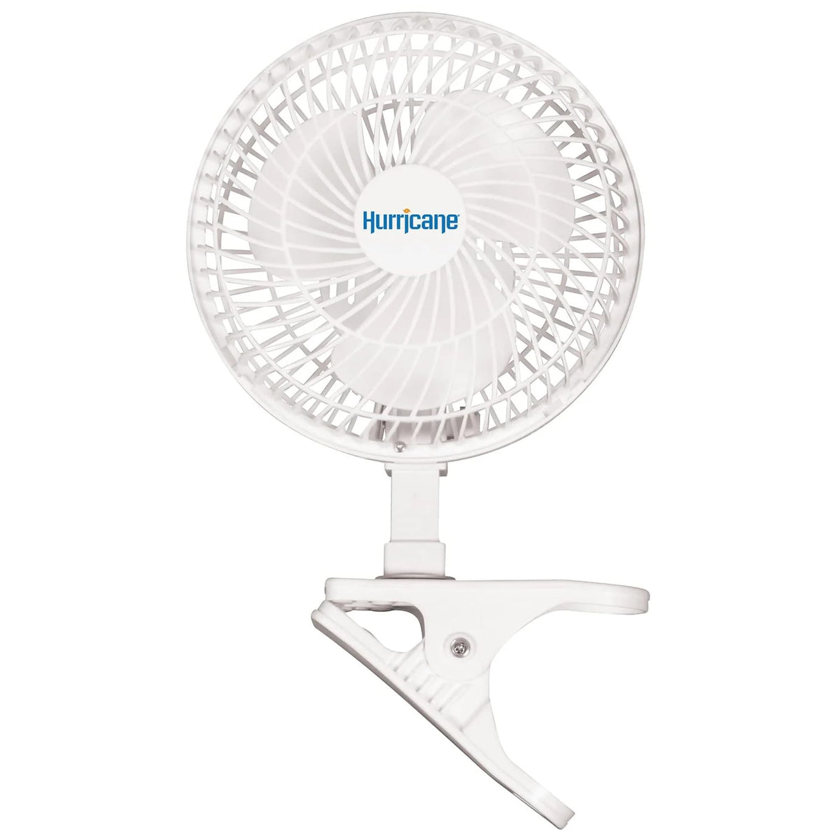 White 2-Pack 6" Clip-On Table Fan with 2 Quiet Speeds A39436