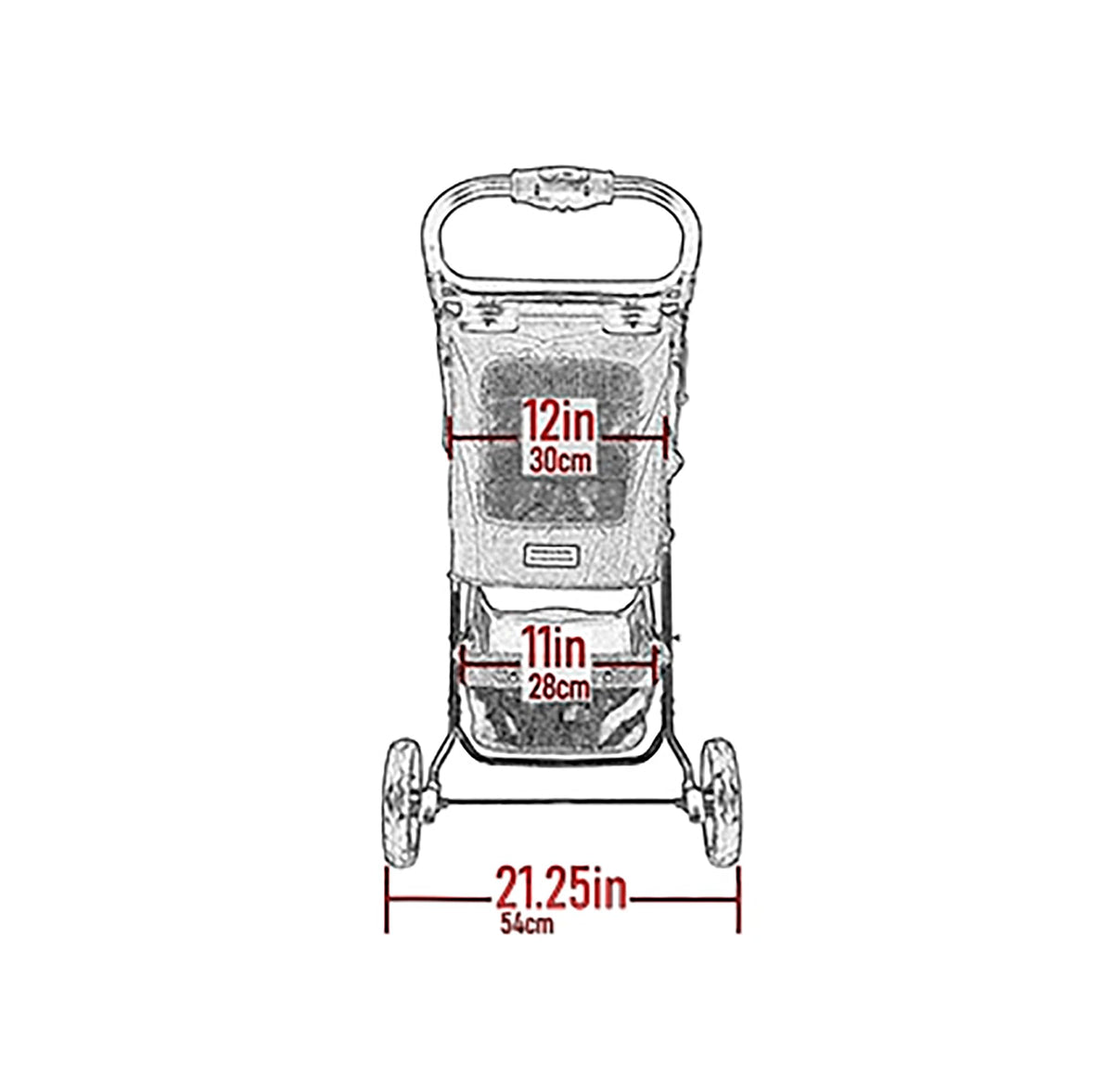 3 Wheel Pet Stroller X2101