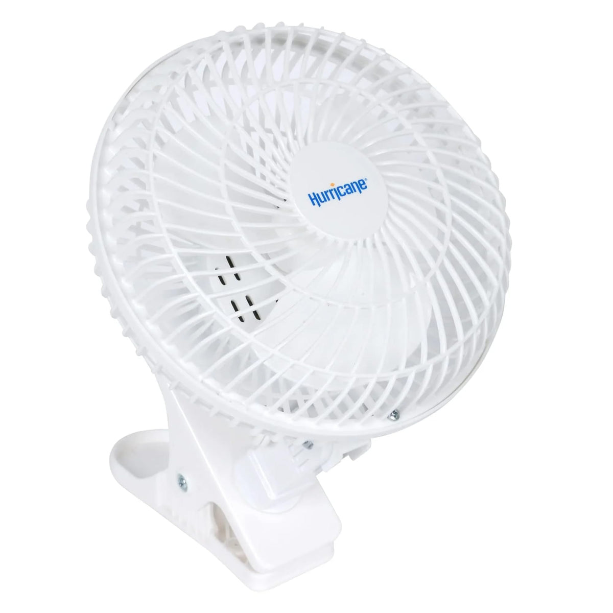 White 2-Pack 6" Clip-On Table Fan with 2 Quiet Speeds A39436