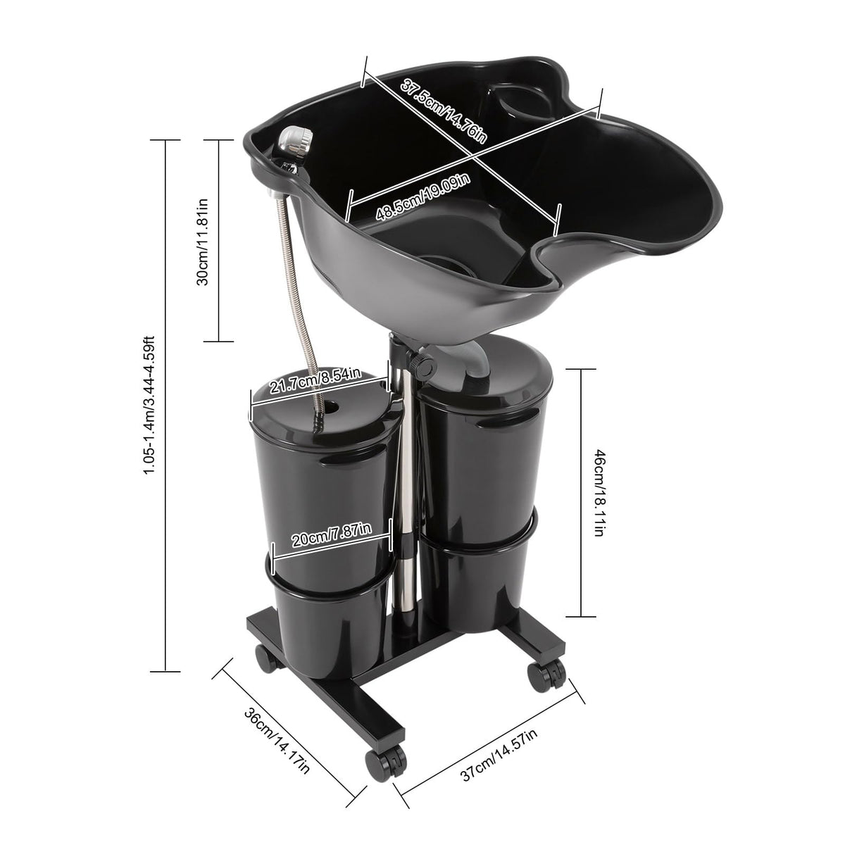 Electric Portable Shampoo Bowl with Electric Pump K77723