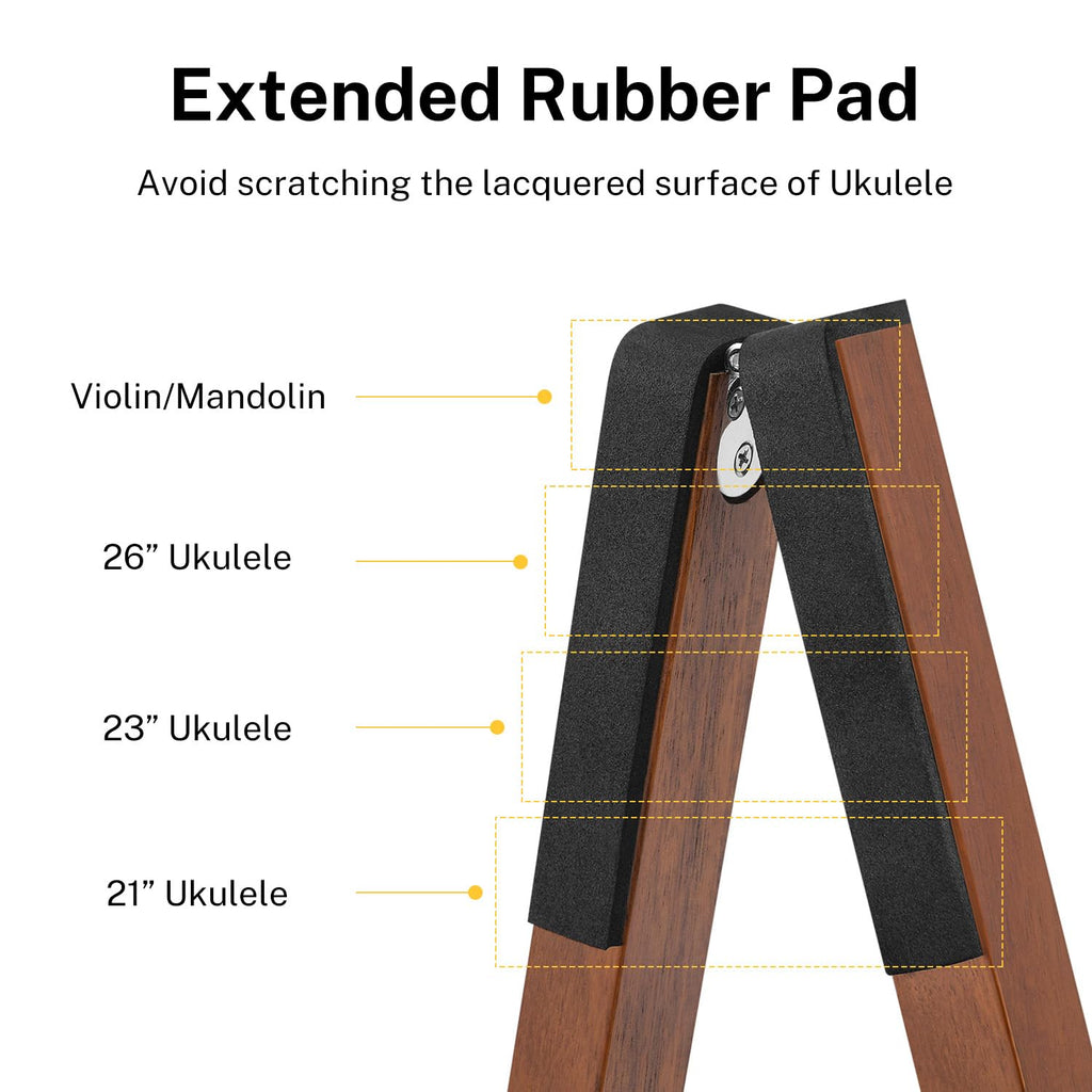 Wood Ukulele Stand Folding Floor Stand N2694