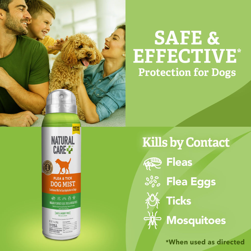 Flea & Tick Spray for Dogs 14oz X719417