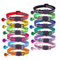 Reflective Breakaway Cat Collar with Bell 12-Pack J83508