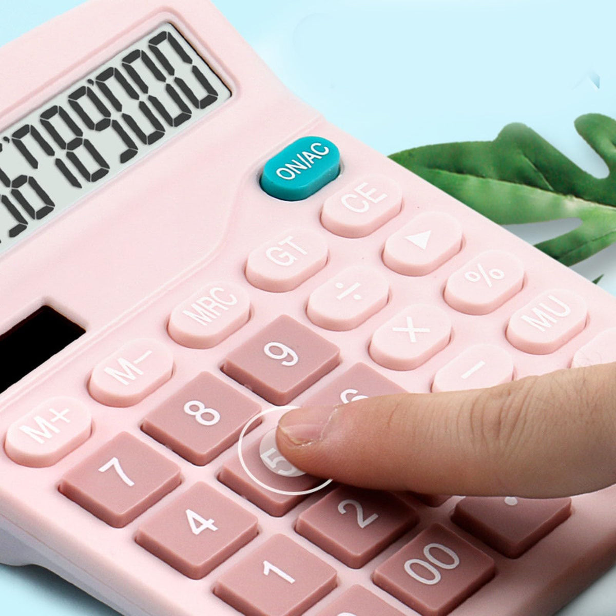 Big Buttons 12 Digits Large LCD Display Battery & Solar Powered Standard Function Calculator T4493