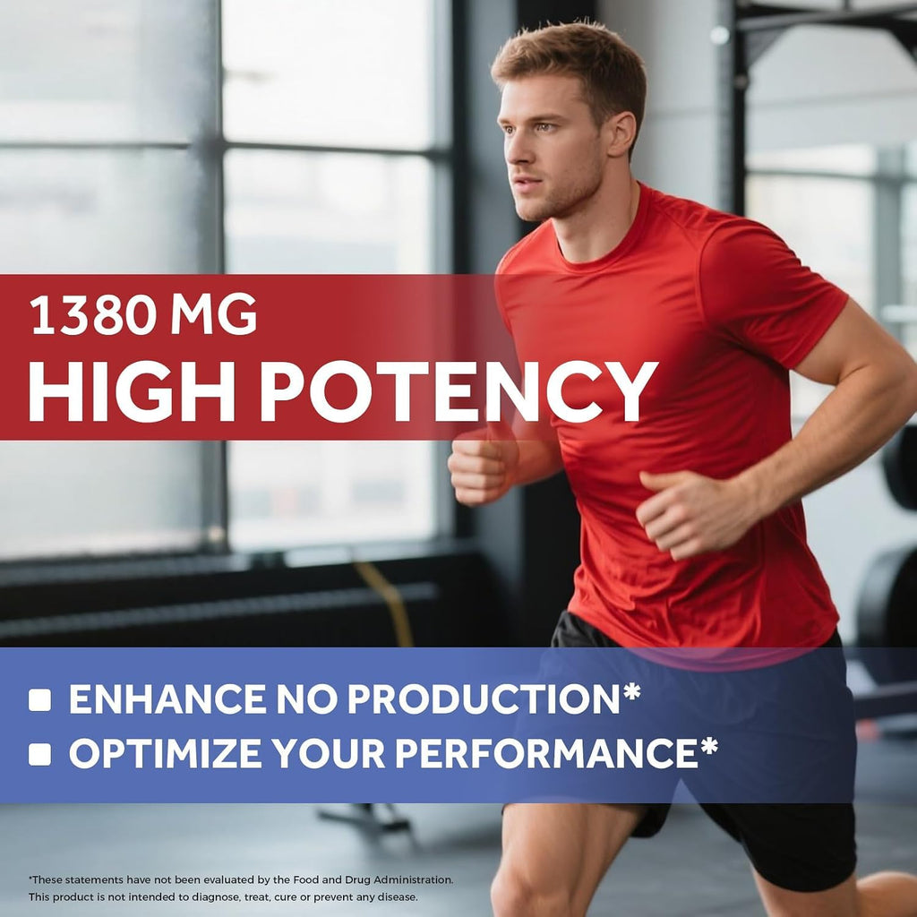 Nitric Oxide Booster 1380 mg 60 Vegan Caps C744735