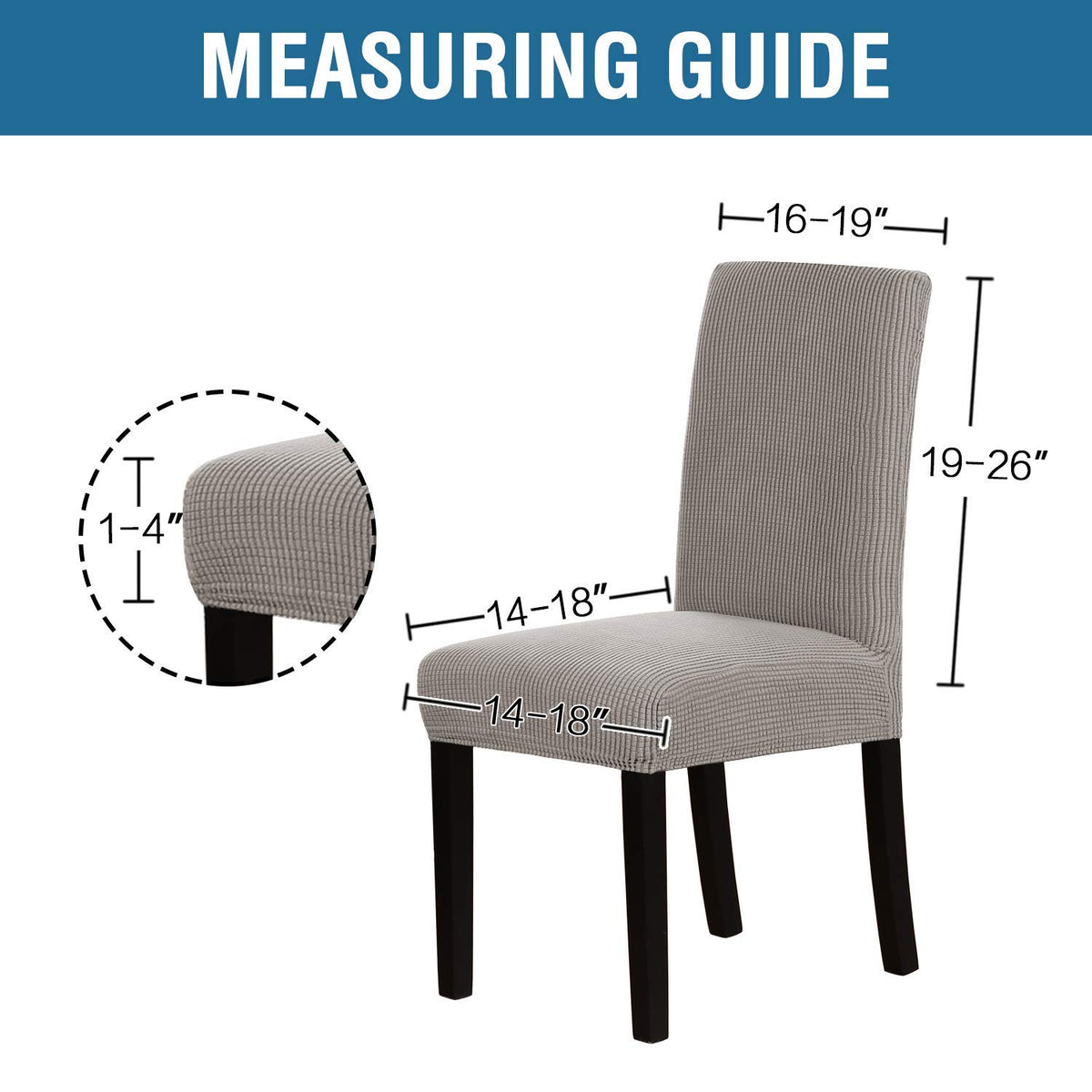 Set of 6 Black Pu Leather Dining Chair Cover L2959