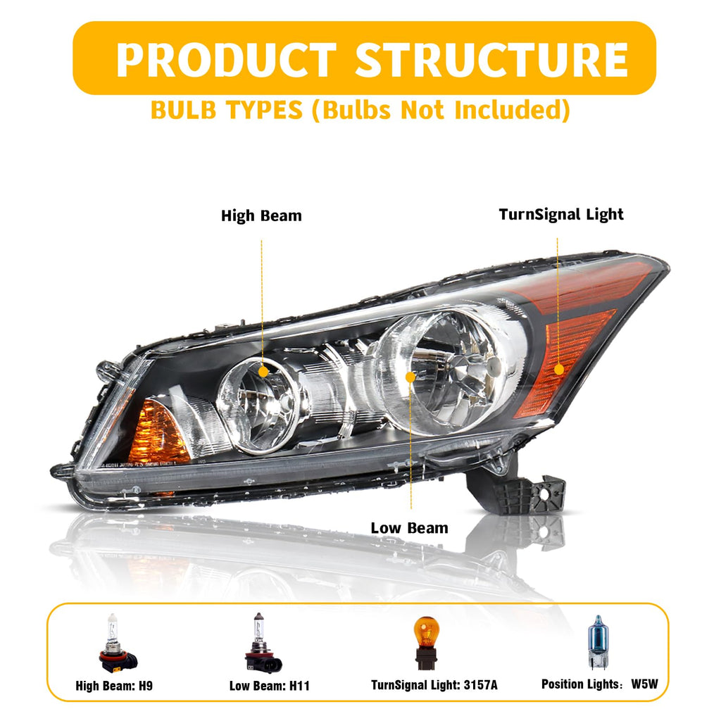 Headlights Assembly LH+RH U54022