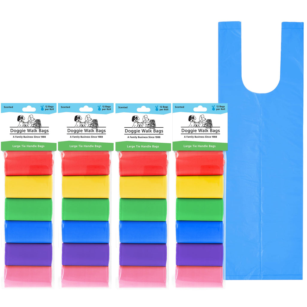 Rainbow 288 Bags Dog Waste Bags E910