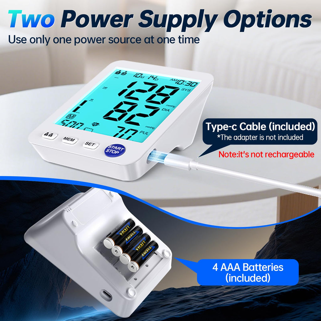 Electronic Blood Pressure Monitor 3 Size Cuffs Z67828