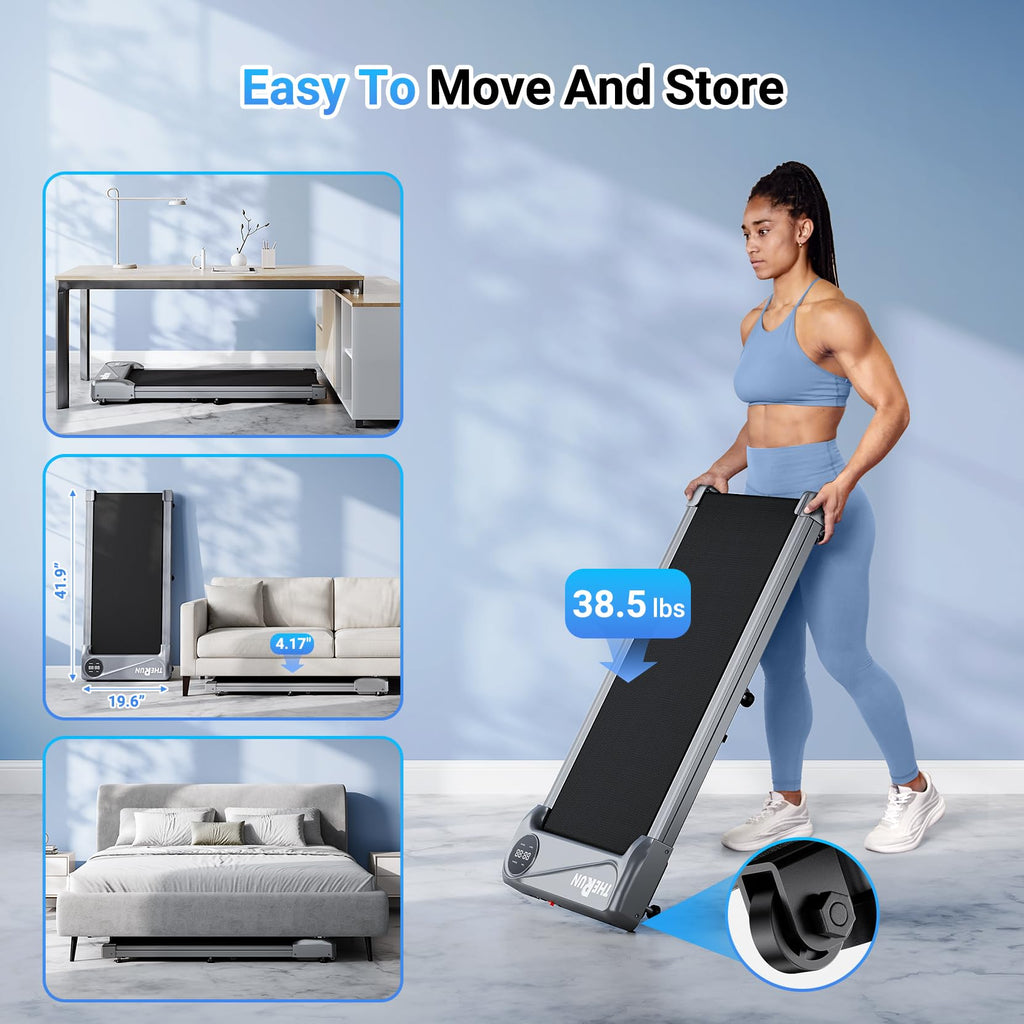 Portable Mini Treadmill 2.5HP 265 lbs Weight Capacity M945