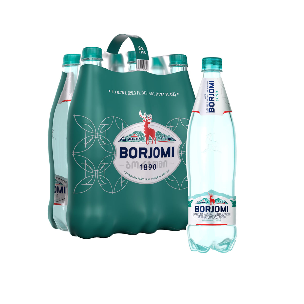 Sparkling Mineral Water 33.8 oz 6 Pack A403