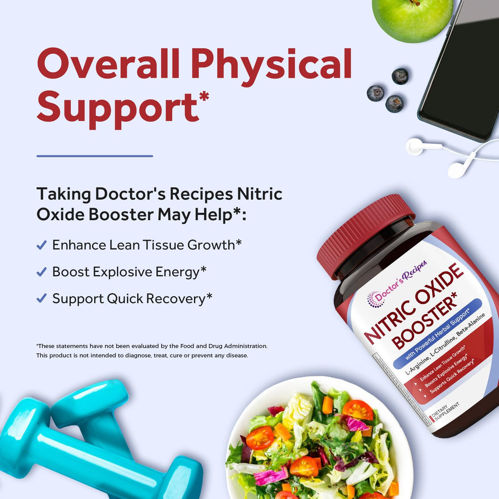 Nitric Oxide Booster 1380 mg 60 Vegan Caps C744735
