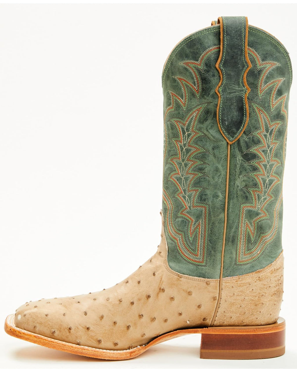 Men's Ostrich Western Boot Broad Square Toe S255932