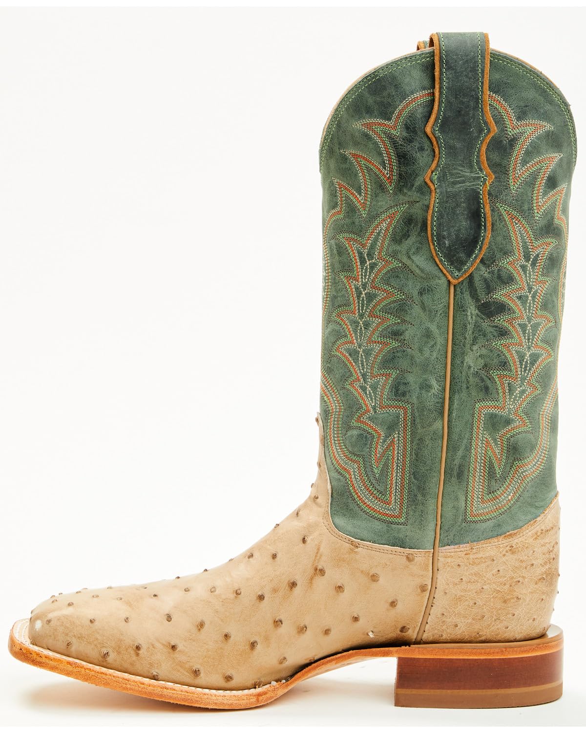 Men's Ostrich Western Boot Broad Square Toe S255932