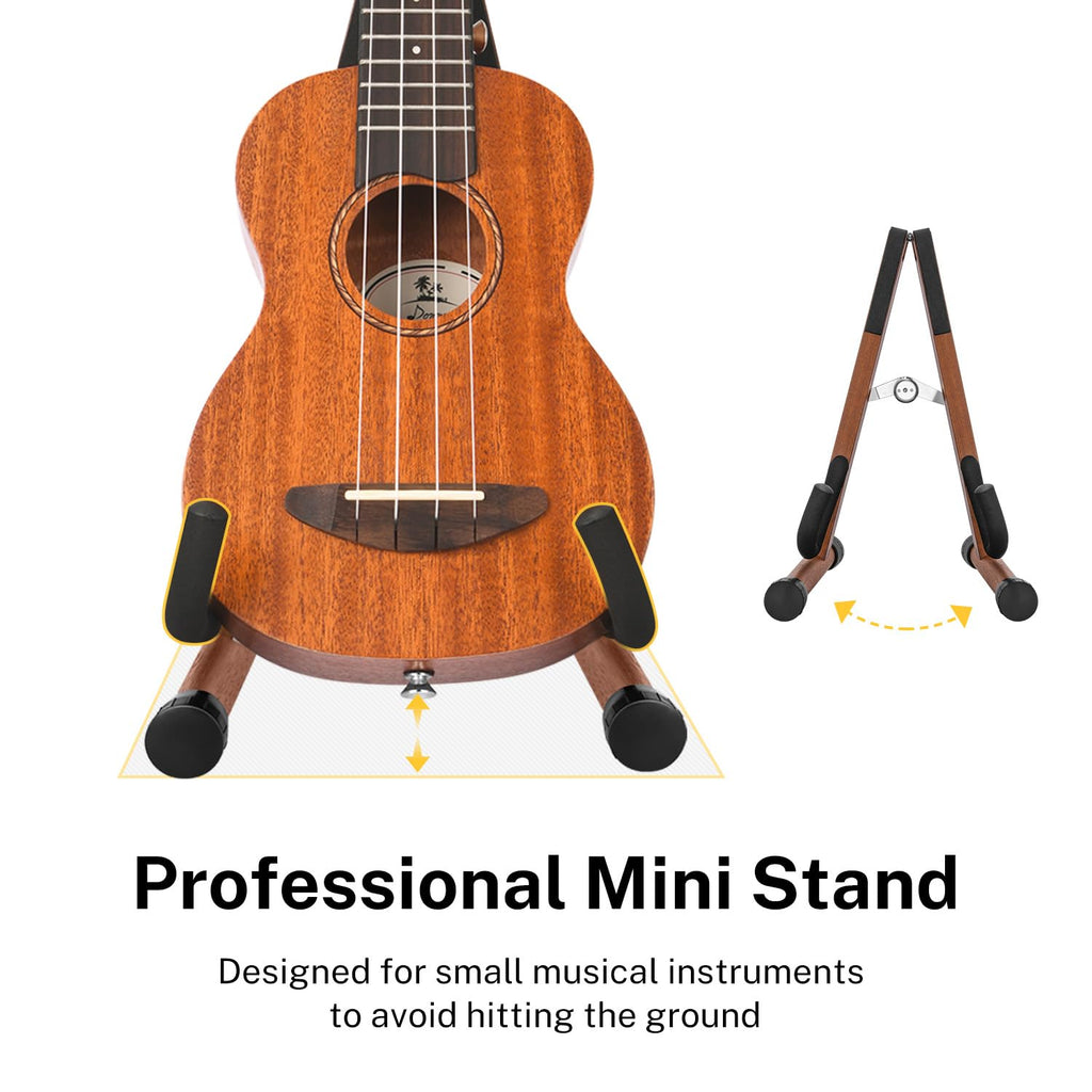 Wood Ukulele Stand Folding Floor Stand N2694