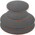 4pcs Round Cork Coasters with ABS Base V841