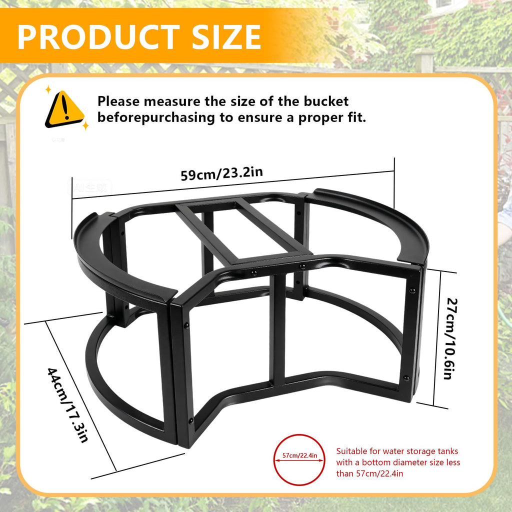Stainless Steel Rain Barrel Stand for 45/50/55 Gallon Tanks K9490