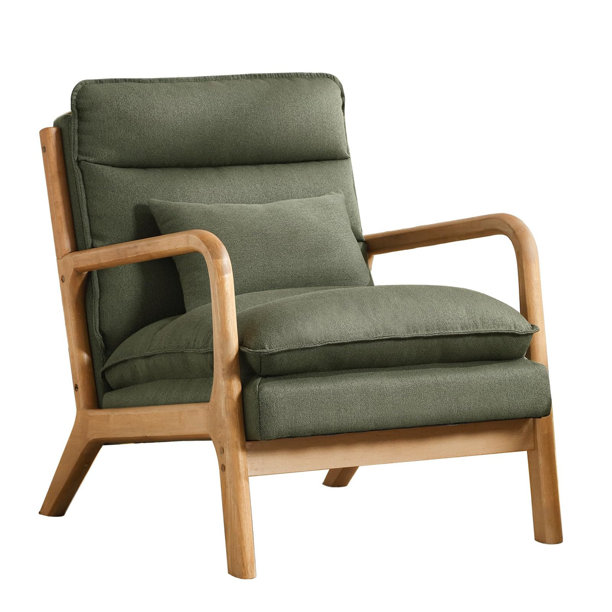 Mid Century Modern Upholstered Accent Chair Set of 2 G818165