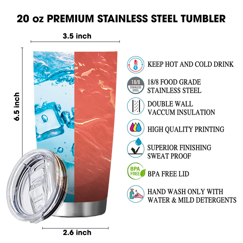 20oz Stainless Steel Tumbler Cup M19811