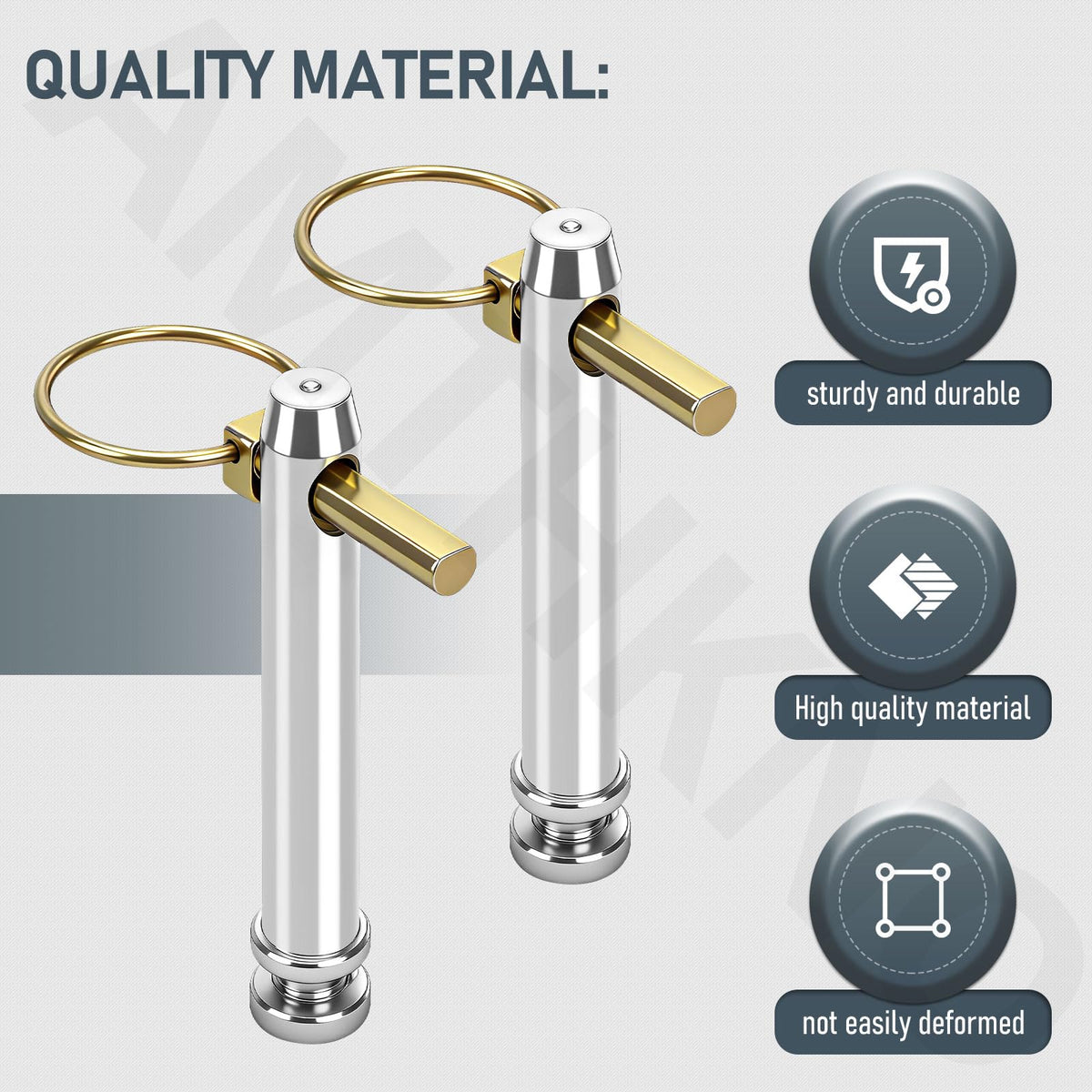 8 Pcs 3/4 in. Hitch Pin Accessories for Category 1 Tractors H486