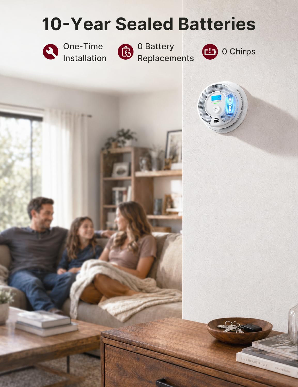 Smoke and Carbon Monoxide Detector Combo 3-Pack Z39527