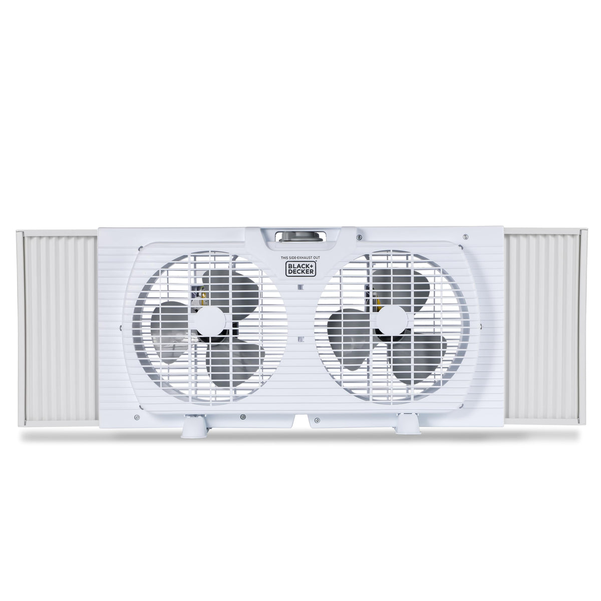 9" Dual Window Fan with 2 Speed Settings Z478372