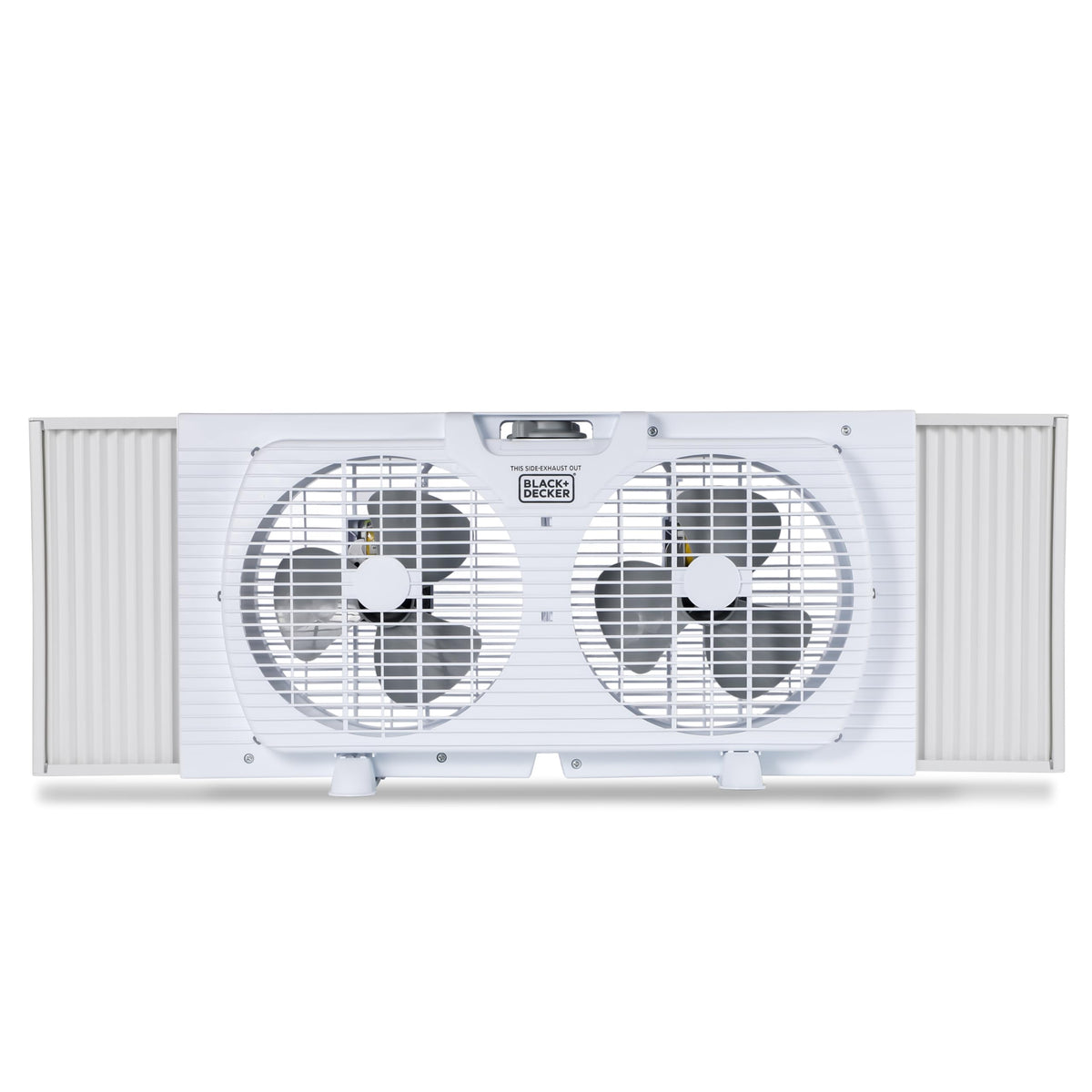 9" Dual Window Fan with 2 Speed Settings Z478372