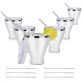 Stemless Insulated Martini Glass Set of 6 X8423