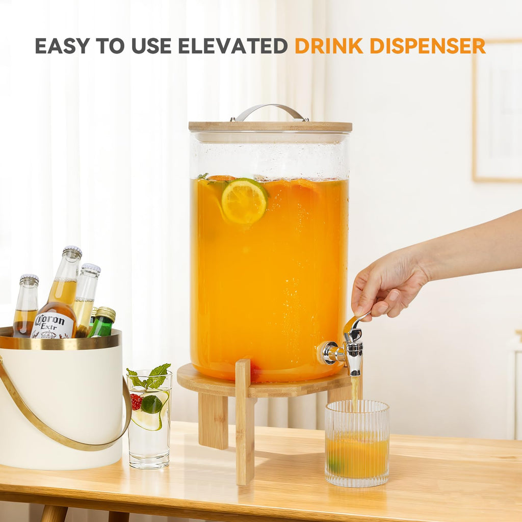 2.1 Gallon Drink Dispensers with Stand K4191