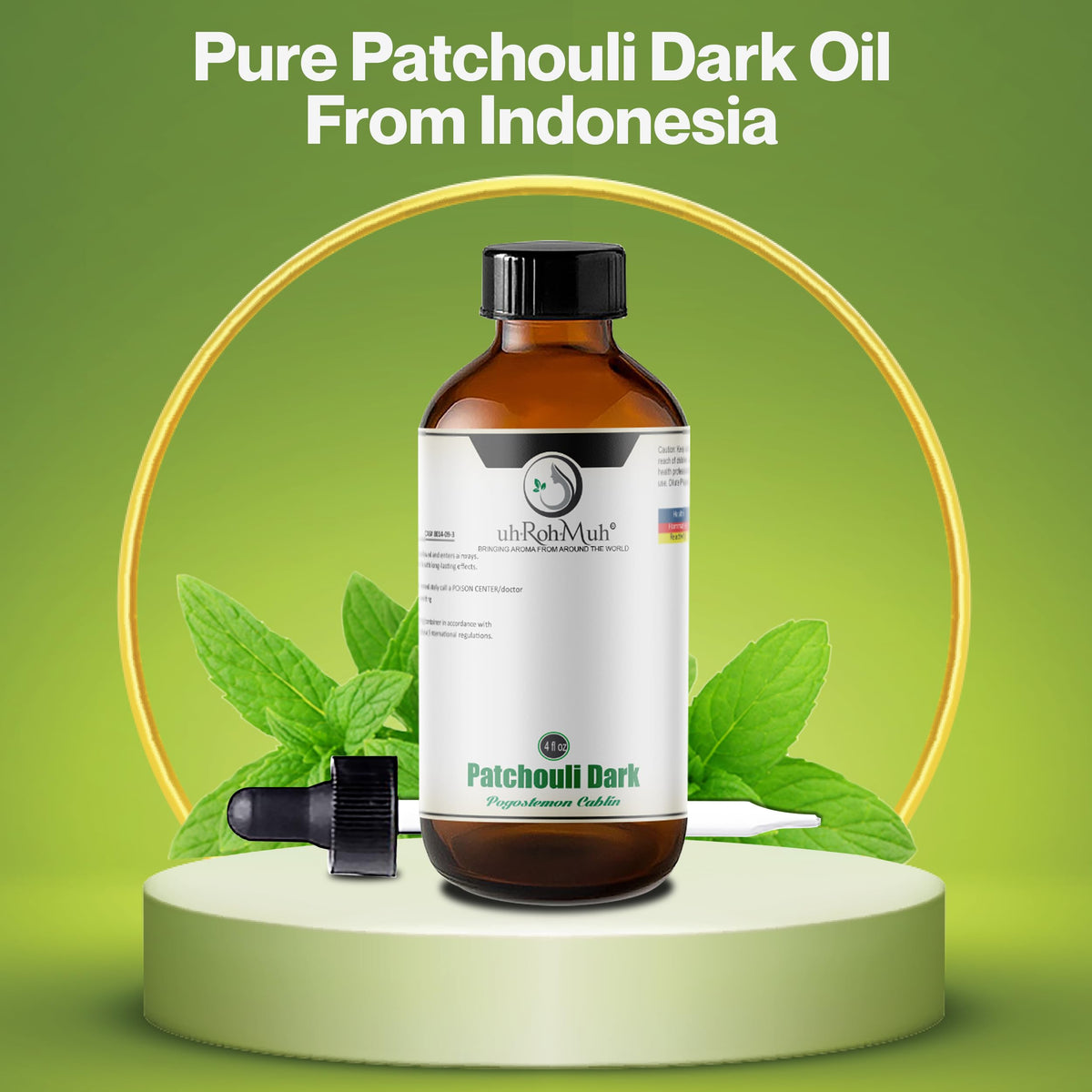 4 oz Dark Patchouli Essential Oil O326