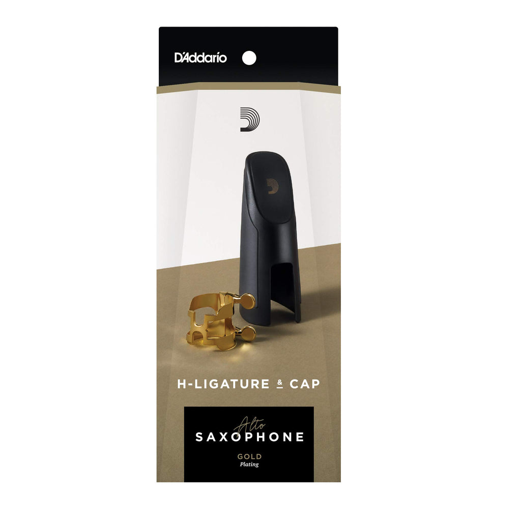 Gold-plated Alto Sax Ligature & Cap Z816931