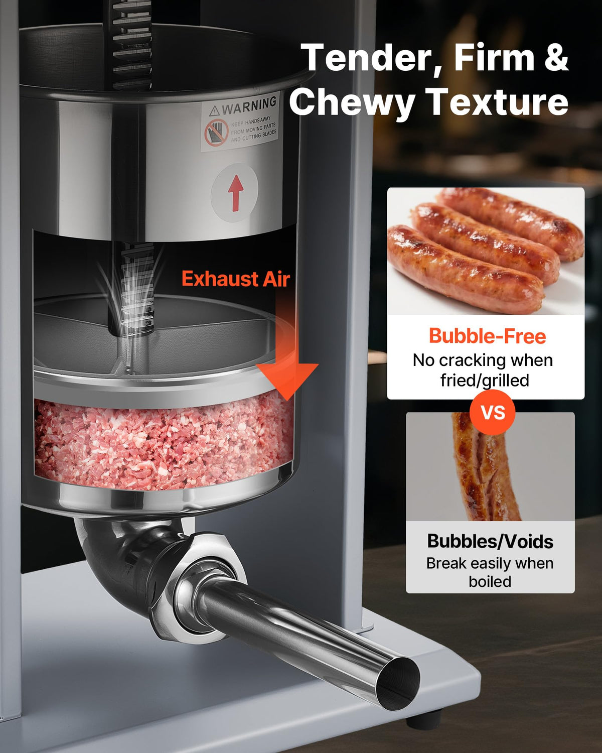 Electric Stainless Steel Sausage Stuffer with Foot Pedal P867355